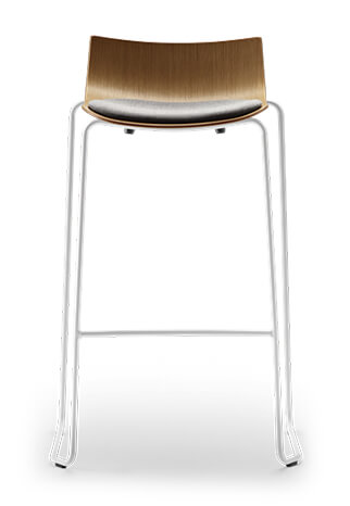 カール・ハンセン&サン/PRELUDIA BAR CHAIR WITH UPHOLSTERED SEAT